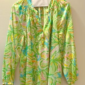 Lilly Pulitzer Elsa Silk Blouse